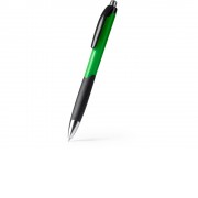 Ручка пластиковая шариковая DANTE, черный/папоротник