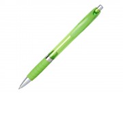 Шариковая ручка с резиновой накладкой Turbo, лайм