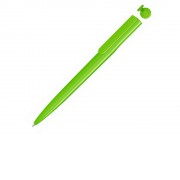 Ручка шариковая пластиковая RECYCLED PET PEN switch, синий, 1 мм, зеленое яблоко