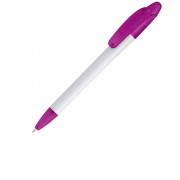 Ручка шариковая Celebrity Эвита, белый/фиолетовый