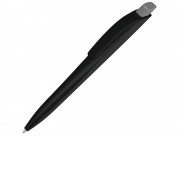 Ручка шариковая пластиковая Stream, черный/серый