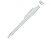 Ручка шариковая из переработанного пластика с матовым покрытием ON TOP RECY, серый