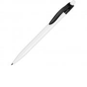 Ручка шариковая Какаду, белый/черный