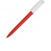 Ручка пластиковая шариковая Миллениум Color BRL, красный/белый