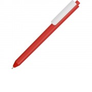 Ручка шариковая Pigra модель P03 PMM, красный/белый