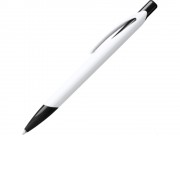 Ручка пластиковая шариковая CITIX, белый/черный