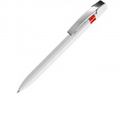 Ручка шариковая UMA SKY M, белый/красный