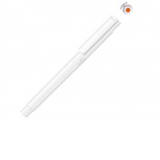 Капиллярная ручка в корпусе из переработанного материала rPET RECYCLED PET PEN PRO FL, белый с оранжевым