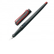 Ручка перьевая 015 joy, Черный/красный клип, 1.1 mm