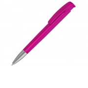 Шариковая ручка с геометричным корпусом из пластика Lineo SI, розовый