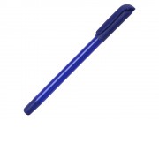Ручка шариковая пластиковая Delta из переработанных контейнеров, синяя
