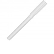 Ручка пластиковая шариковая трехгранная Nook с подставкой для телефона в колпачке, белый