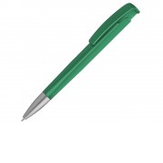 Шариковая ручка с геометричным корпусом из пластика Lineo SI, зеленый