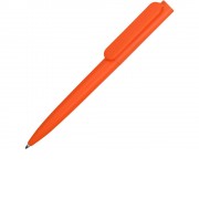 Ручка пластиковая шариковая Umbo, оранжевый/черный