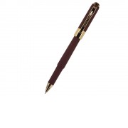 Ручка пластиковая шариковая Monaco, 0,5мм, синие чернила, коричневый
