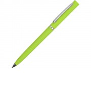 Ручка шариковая Navi soft-touch, зеленое яблоко