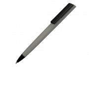 Ручка пластиковая шариковая C1 софт-тач, серый