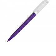 Ручка пластиковая шариковая Миллениум Color BRL, фиолетовый/белый