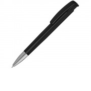 Шариковая ручка с геометричным корпусом из пластика Lineo SI, черный