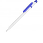 Ручка шариковая Этюд, белый/синий