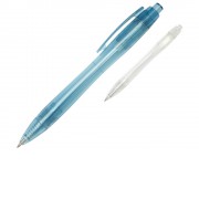 Шариковая ручка Alberni из переработанного ПЭТ, прозрачный, черные чернила