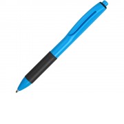 Ручка пластиковая шариковая Band, голубой/черный