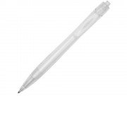 Шариковая ручка Honua из переработанного ПЭТ, прозрачный/белый