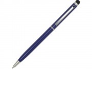 Шариковая ручка Ore алюминиевая со стилусом - Синий
