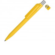 Ручка шариковая UMA ON TOP SI GUM soft-touch, желтый