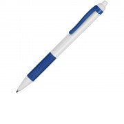 Ручка пластиковая шариковая Centric, белый/синий