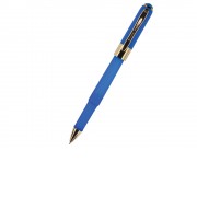Ручка пластиковая шариковая Monaco, 0,5мм, синие чернила, ярко-синий