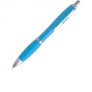 Ручка пластиковая шариковая MERLIN, голубой