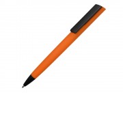 Ручка пластиковая шариковая C1 софт-тач, оранжевый