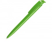 Ручка шариковая пластиковая RECYCLED PET PEN, синий, 1 мм, зеленое яблоко