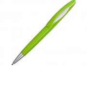 Ручка пластиковая шариковая Chink, зеленое яблоко/белый