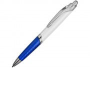Ручка шариковая Призма белая/синяя
