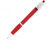 Ручка пластиковая шариковая ONTARIO, красный