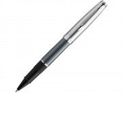 Ручка роллер Waterman Embleme цвет GREY CT, цвет чернил: черный