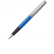 Перьевая ручка Parker Jotter, цвет ORIGINALS BLUE CT, цвет чернил синий/черный, толщина линии M, В БЛИСТЕРЕ