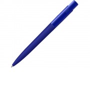 Шариковая ручка RECYCLED PET PEN PRO K transparent GUM soft-touch, синий