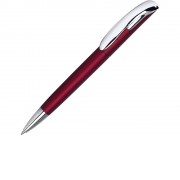 Ручка шариковая Нормандия бордовый металлик