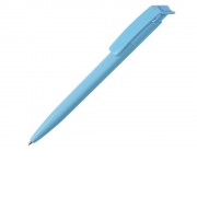 Шариковая ручка из переработанного rPET материала RECYCLED PET PEN F, матовая, голубой