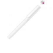 Капиллярная ручка в корпусе из переработанного материала rPET RECYCLED PET PEN PRO FL, белый с розовым