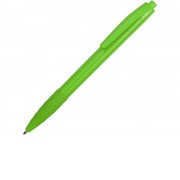 Ручка пластиковая шариковая Diamond, зеленое яблоко