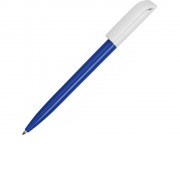 Ручка пластиковая шариковая Миллениум Color BRL, синий/белый