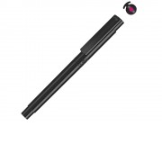 Капиллярная ручка в корпусе из переработанного материала rPET RECYCLED PET PEN PRO FL, черный с розовым