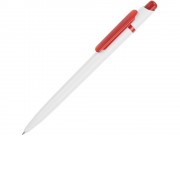 Ручка шариковая Этюд, белый/красный
