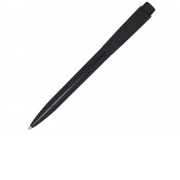 Martha шариковая ручка из переработанной пластмассы - сплошной черный, синие чернила