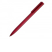 Пластиковая шариковая ручка Leon, красный металлик