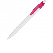 Ручка шариковая Какаду, белый/розовый